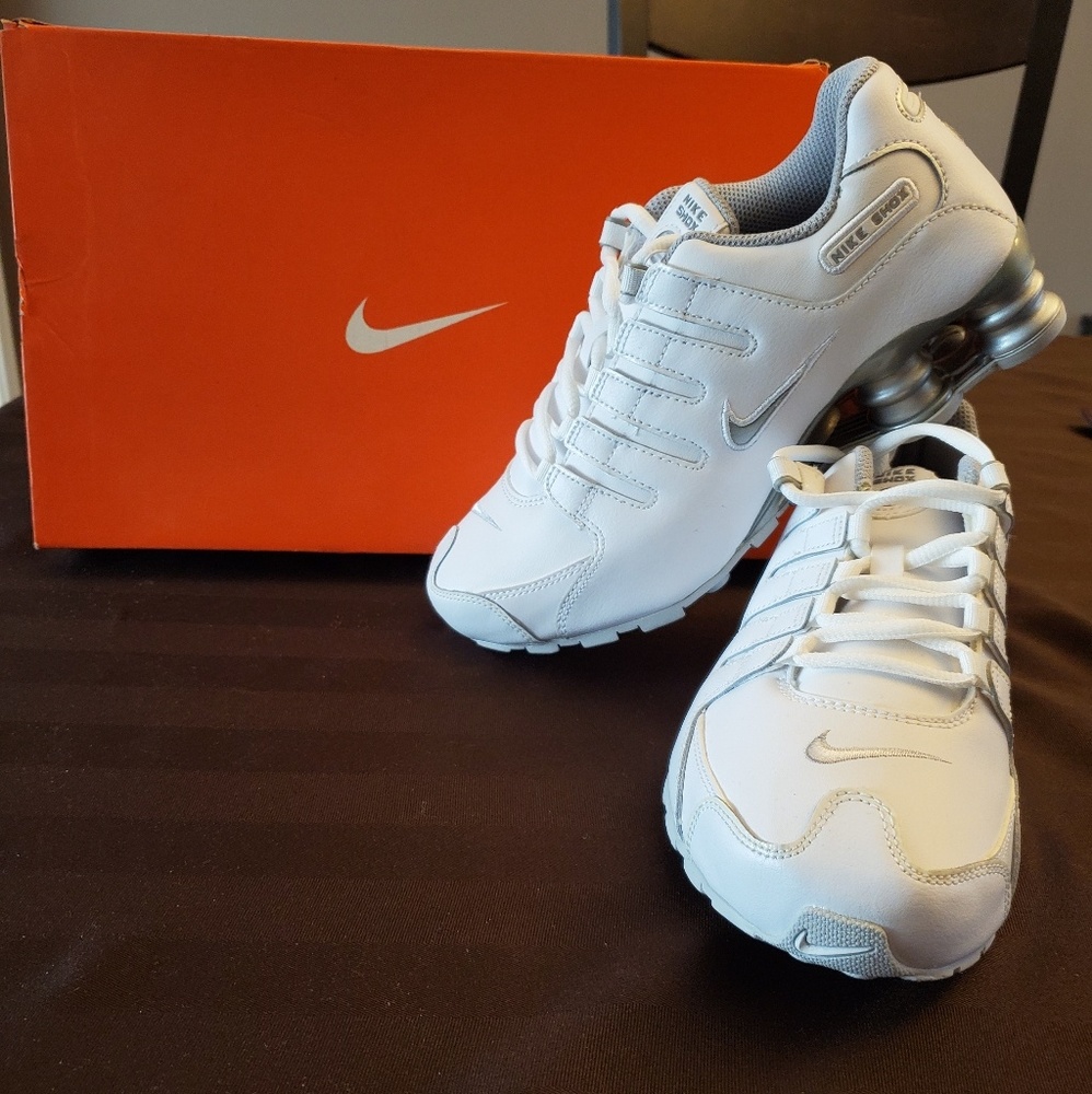 New Nike white runners